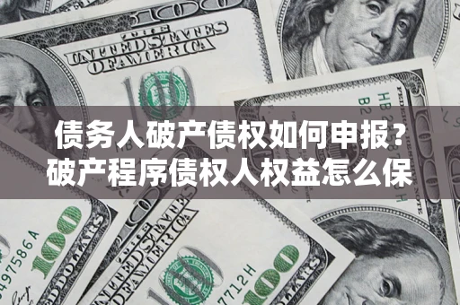 北京债务人破产债权如何申报？破产程序债权人权益怎么保障？