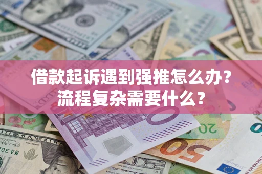 北京借款起诉遇到强推怎么办？流程复杂需要什么？