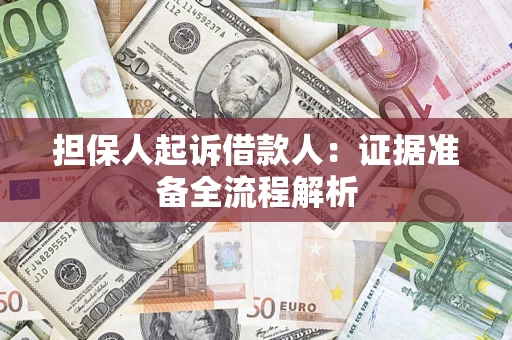 北京担保人起诉借款人：证据准备全流程解析