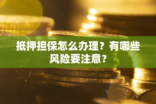 北京抵押担保怎么办理？有哪些风险要注意？