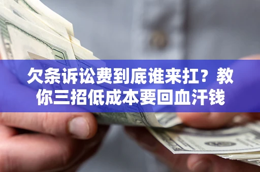 北京欠条诉讼费到底谁来扛？教你三招低成本要回血汗钱